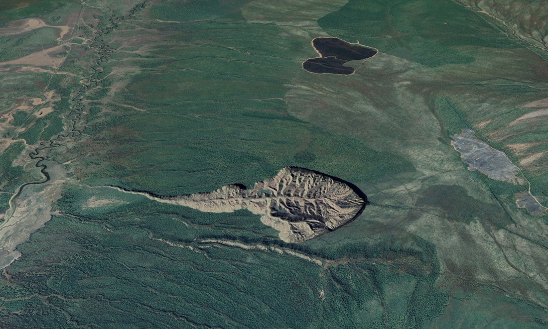 Cratere di Batagaika, Yakuzia (Siberia), Russia (EX) Estera